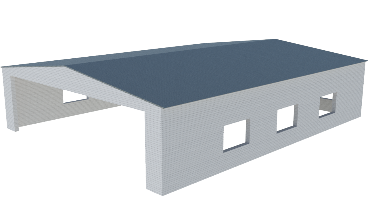 partially enclosed building image